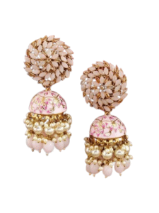 Pearl jhumkas